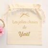Pochon sac "Les jolies choses de" personnalisable – Image 2