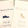 Pochon sac à chaussures des mariés personnalisable – Image 4