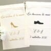 Pochon sac à chaussures des mariés personnalisable – Image 2