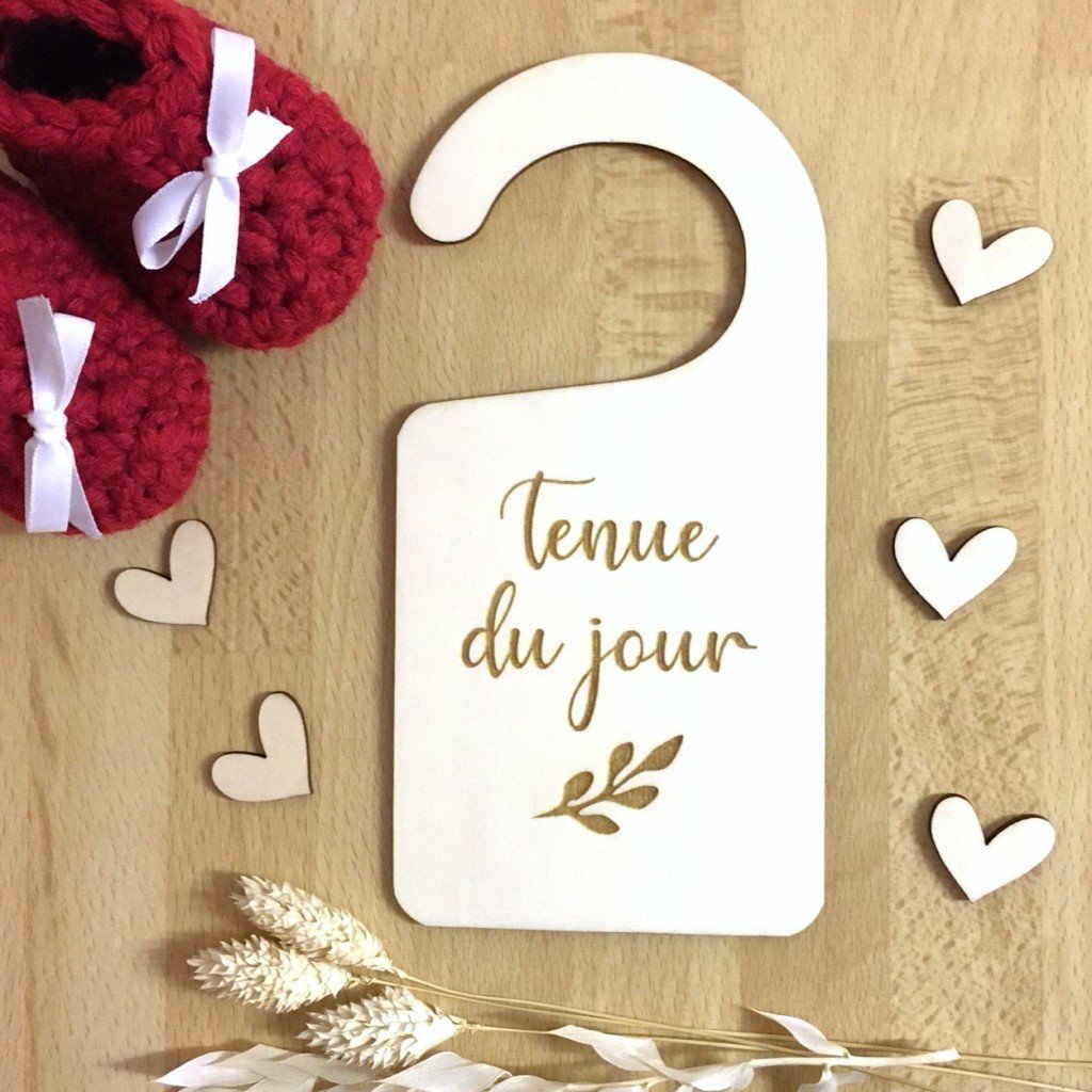 Cintre séparateur Tenue du jour personnalisable