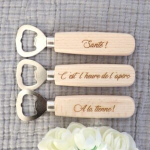 Décapsuleurs bois Santé A la tienne