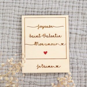 Carte Joyeuse Saint Valentin