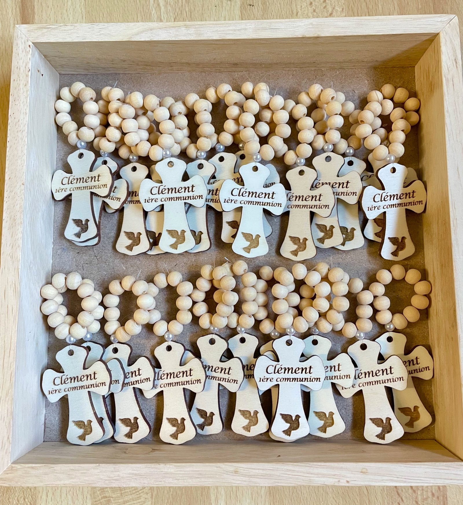 Mini chapelet 1ère communion Clément